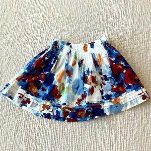 Abercrombie & Fitch Cotton Smocked Floral Skirt Size S